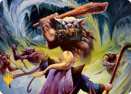 Den of the Bugbear (Dungeon Module) Art Card (Gold-Stamped Signature) [Dungeons & Dragons: Adventures in the Forgotten Realms Art Series] | I Want That Stuff Brandon