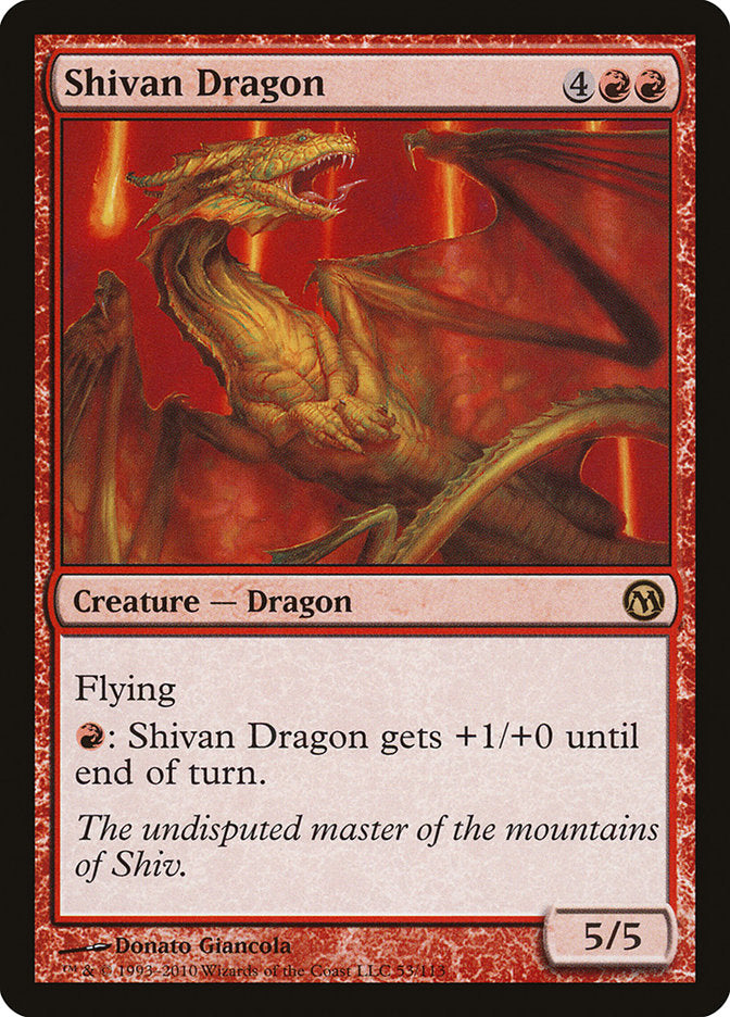 Shivan Dragon [Duels of the Planeswalkers] | I Want That Stuff Brandon