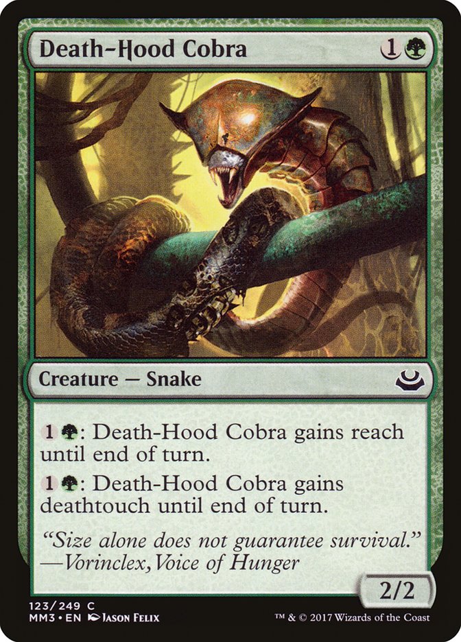 Death-Hood Cobra [Modern Masters 2017] | I Want That Stuff Brandon