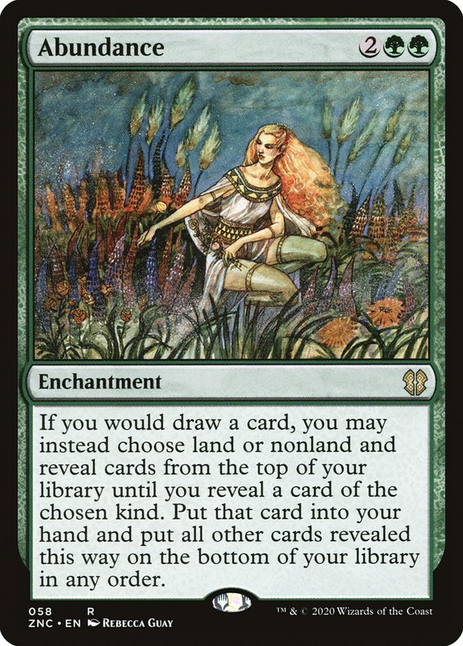 Abundance [Zendikar Rising Commander] | I Want That Stuff Brandon