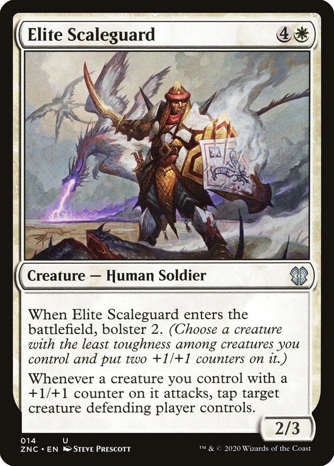 Elite Scaleguard [Zendikar Rising Commander] | I Want That Stuff Brandon