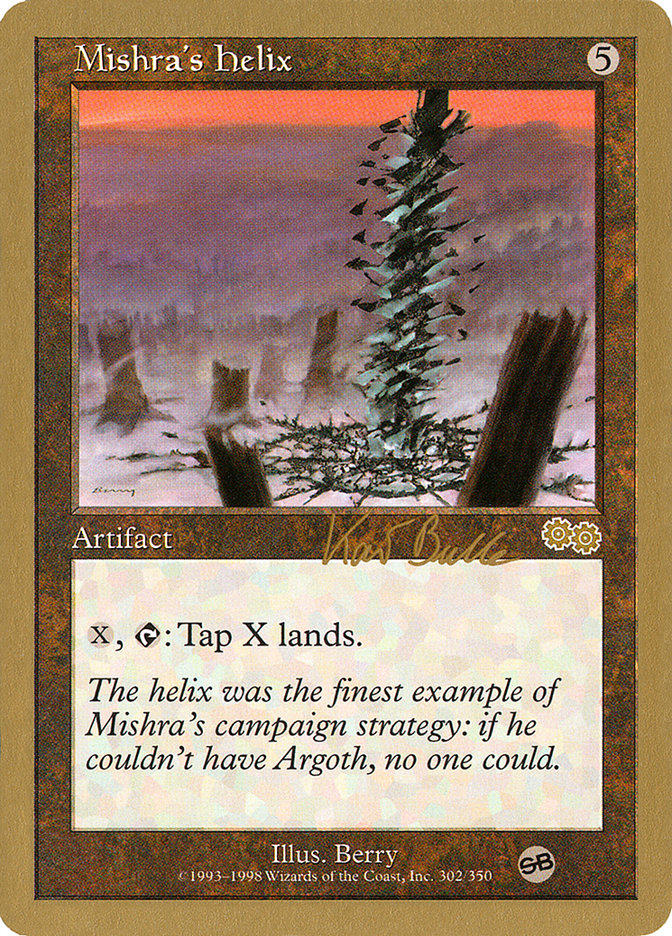 Mishra's Helix (Kai Budde) (SB) [World Championship Decks 1999] | I Want That Stuff Brandon