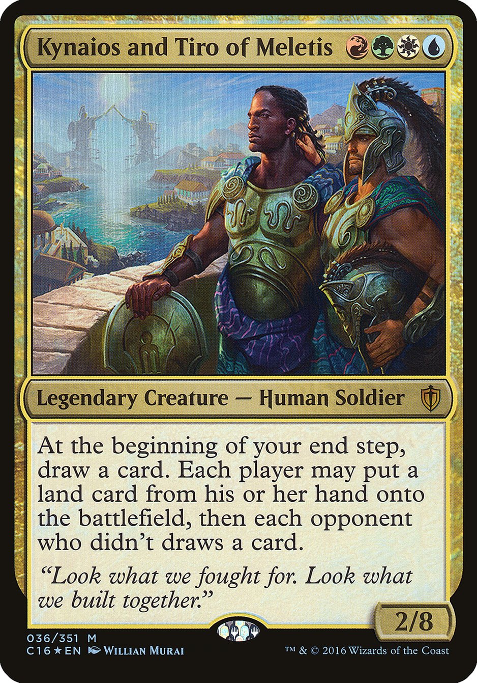 Kynaios and Tiro of Meletis (Oversized) [Commander 2016 Oversized] | I Want That Stuff Brandon