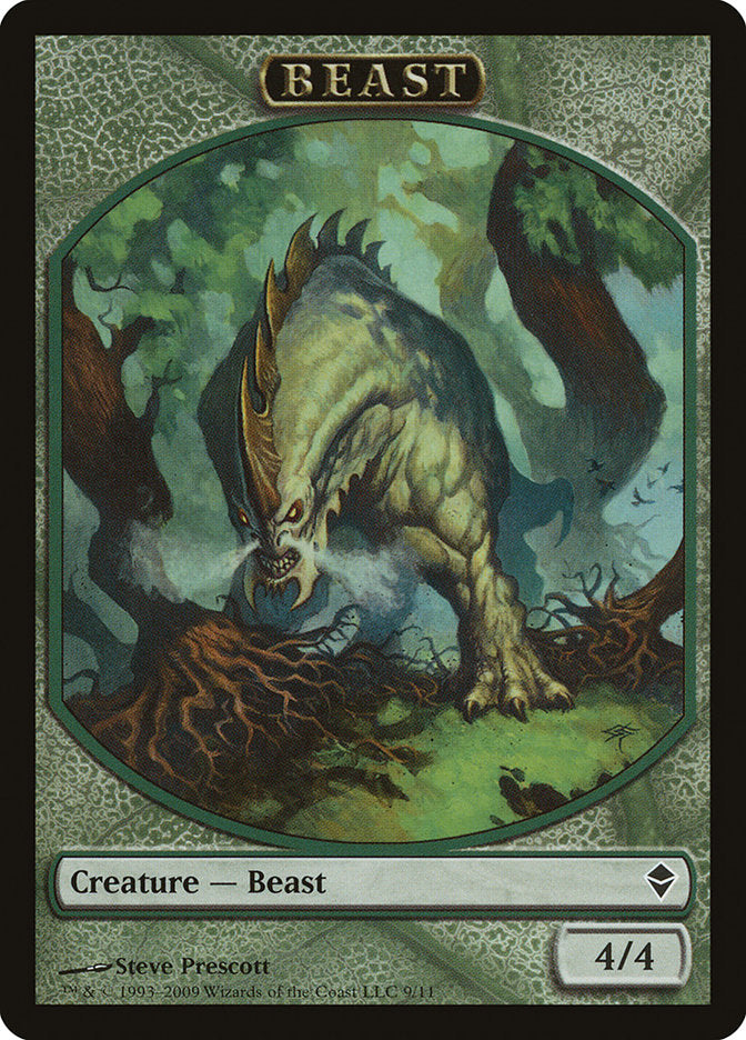 Beast Token [Zendikar Tokens] | I Want That Stuff Brandon