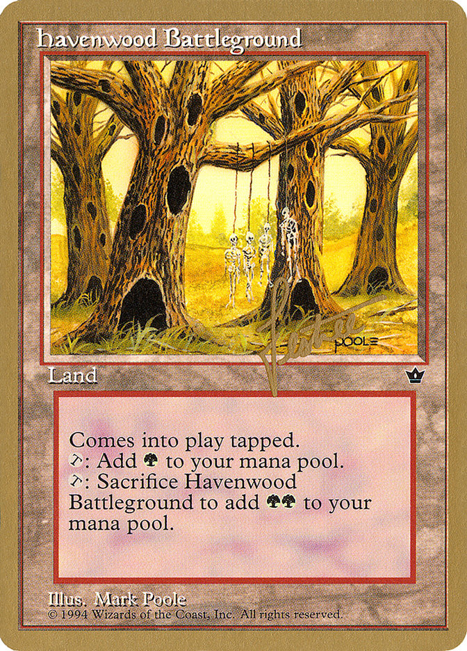 Havenwood Battleground (Bertrand Lestree) [Pro Tour Collector Set] | I Want That Stuff Brandon