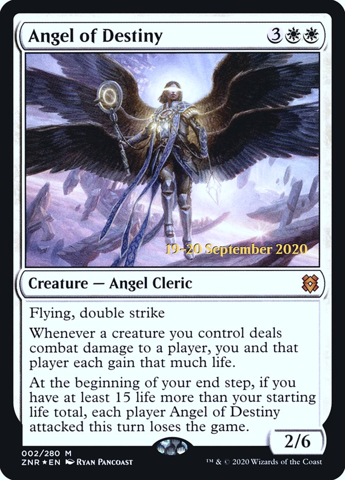 Angel of Destiny [Zendikar Rising Prerelease Promos] | I Want That Stuff Brandon