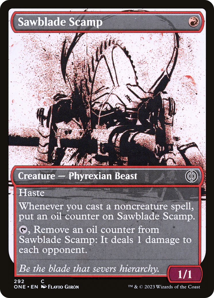 Sawblade Scamp (Showcase Ichor) [Phyrexia: All Will Be One] | I Want That Stuff Brandon