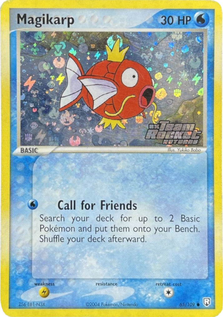 Magikarp (65/109) (Stamped) [EX: Team Rocket Returns] | I Want That Stuff Brandon
