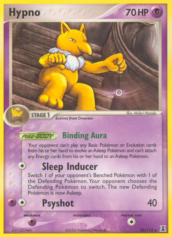 Hypno (23/113) [EX: Delta Species] | I Want That Stuff Brandon