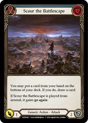 Scour the Battlescape (Blue) [WTR196-C] Alpha Print Rainbow Foil | I Want That Stuff Brandon