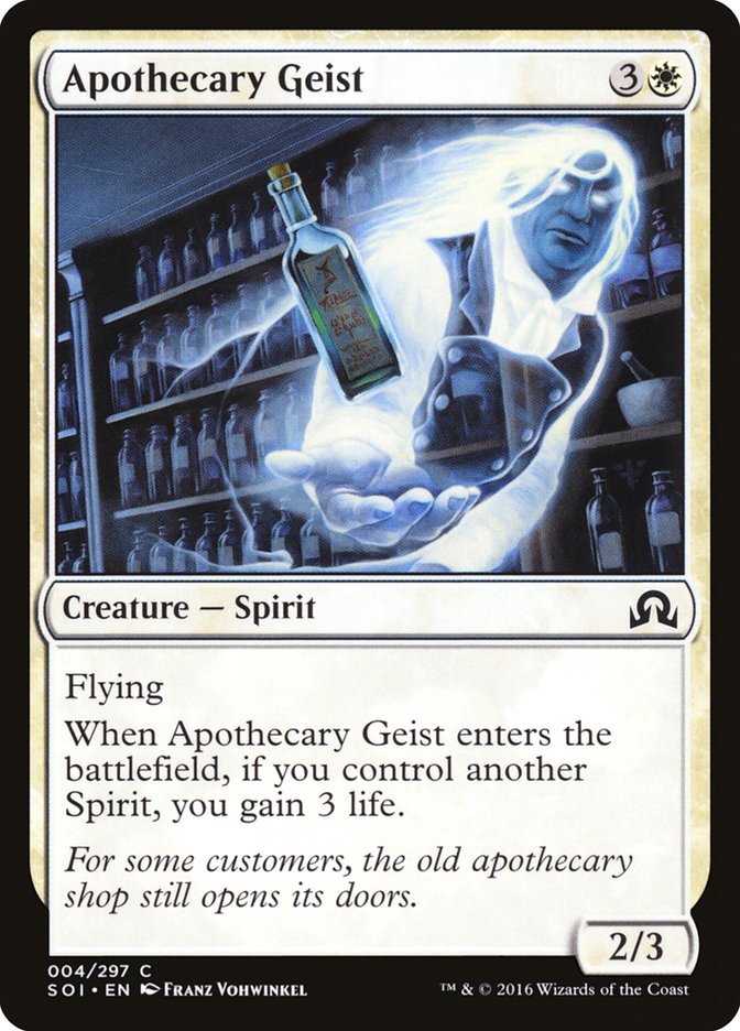 Apothecary Geist [Shadows over Innistrad] | I Want That Stuff Brandon