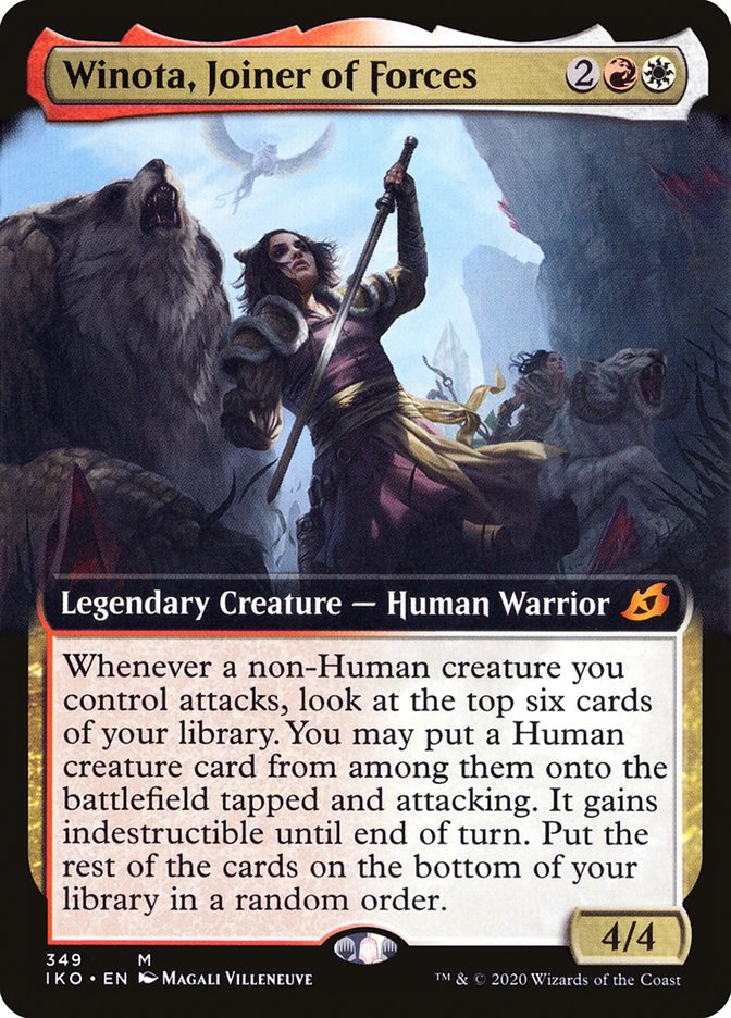 Winota, Joiner of Forces (Extended Art) [Ikoria: Lair of Behemoths] | I Want That Stuff Brandon