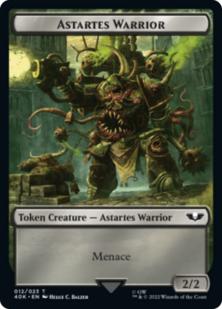 Spawn // Astartes Warrior Double-Sided Token [Warhammer 40,000 Tokens] | I Want That Stuff Brandon