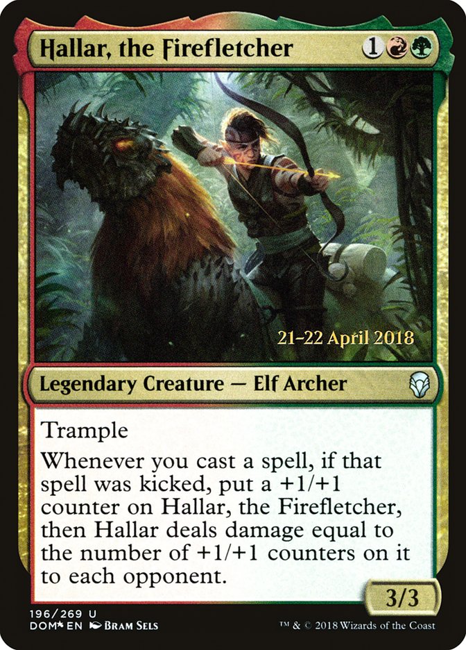 Hallar, the Firefletcher [Dominaria Prerelease Promos] | I Want That Stuff Brandon