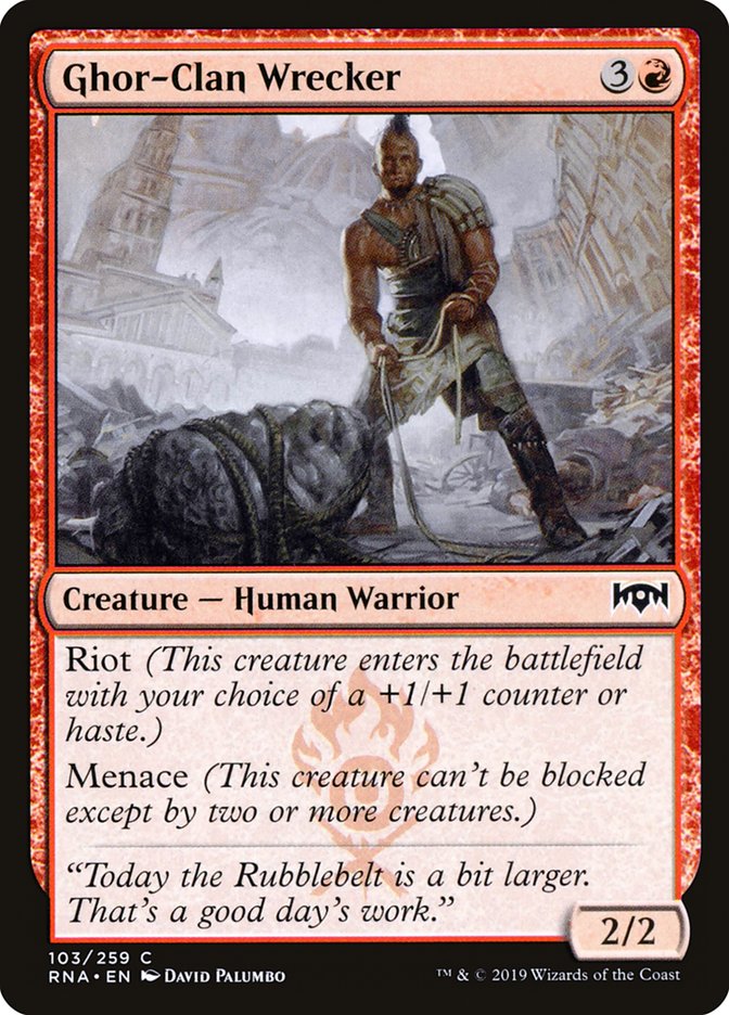 Ghor-Clan Wrecker [Ravnica Allegiance] | I Want That Stuff Brandon