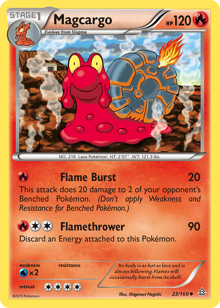 Magcargo (23/160) [XY: Primal Clash] | I Want That Stuff Brandon