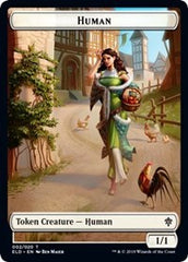 Human // Food (17) Double-Sided Token [Throne of Eldraine Tokens] | I Want That Stuff Brandon