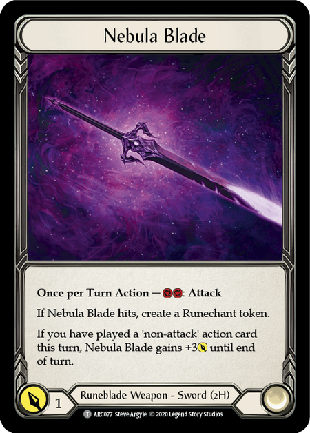 Crucible of Aetherweave // Nebula Blade [U-ARC115 // U-ARC077] (Arcane Rising Unlimited) | I Want That Stuff Brandon