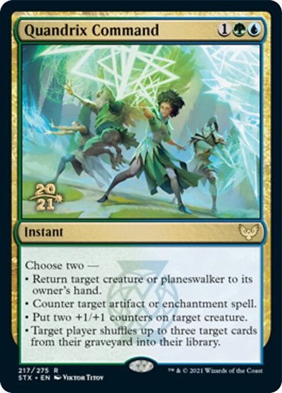 Quandrix Command [Strixhaven: School of Mages Prerelease Promos] | I Want That Stuff Brandon