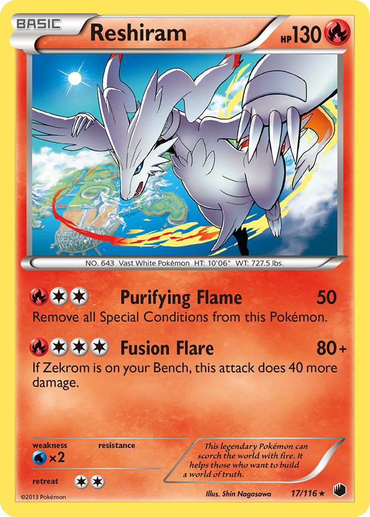 Reshiram (17/116) [Black & White: Plasma Freeze] | I Want That Stuff Brandon