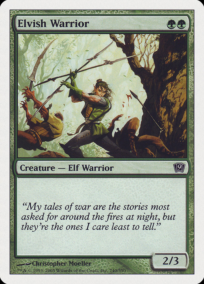 Elvish Warrior [Ninth Edition] | I Want That Stuff Brandon