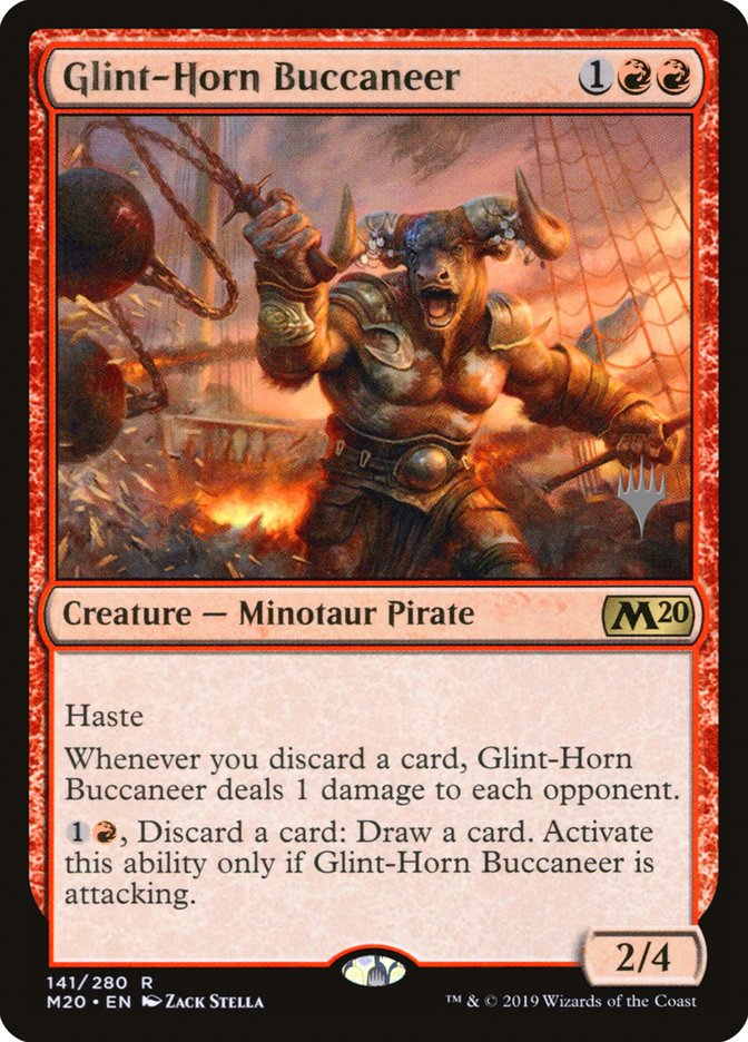 Glint-Horn Buccaneer (Promo Pack) [Core Set 2020 Promos] | I Want That Stuff Brandon