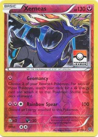 Xerneas (81/114) (Steam Siege League Promo) [XY: Steam Siege] | I Want That Stuff Brandon