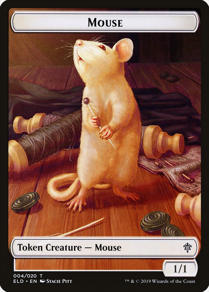 Mouse Token [Throne of Eldraine Tokens] | I Want That Stuff Brandon