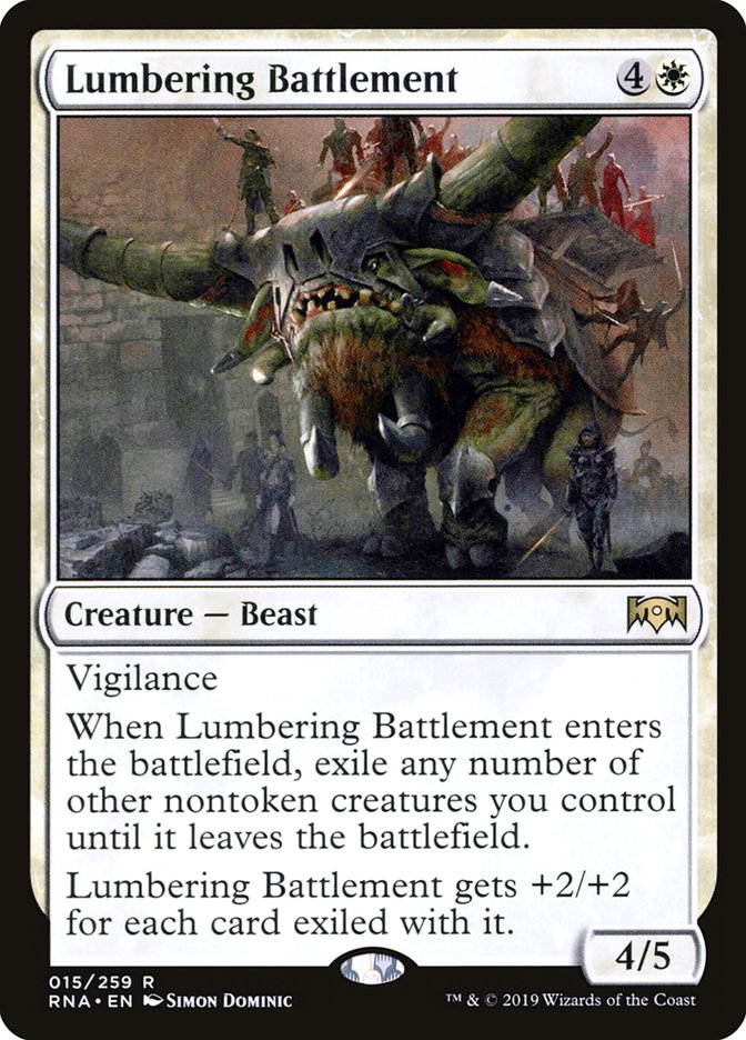 Lumbering Battlement [Ravnica Allegiance] | I Want That Stuff Brandon