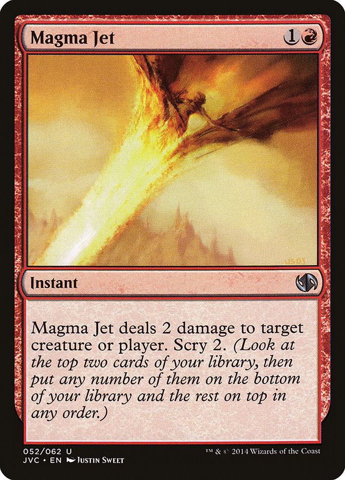 Magma Jet [Duel Decks Anthology] | I Want That Stuff Brandon