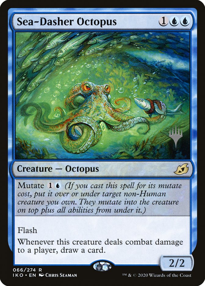 Sea-Dasher Octopus (Promo Pack) [Ikoria: Lair of Behemoths Promos] | I Want That Stuff Brandon