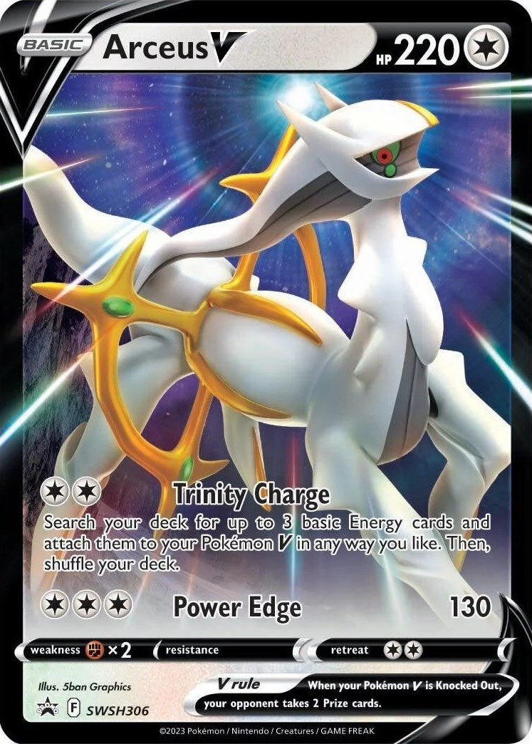 Arceus V (SWSH306) [Sword & Shield: Black Star Promos] | I Want That Stuff Brandon