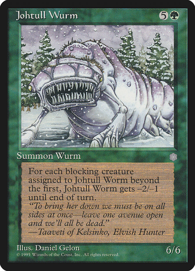 Johtull Wurm [Ice Age] | I Want That Stuff Brandon