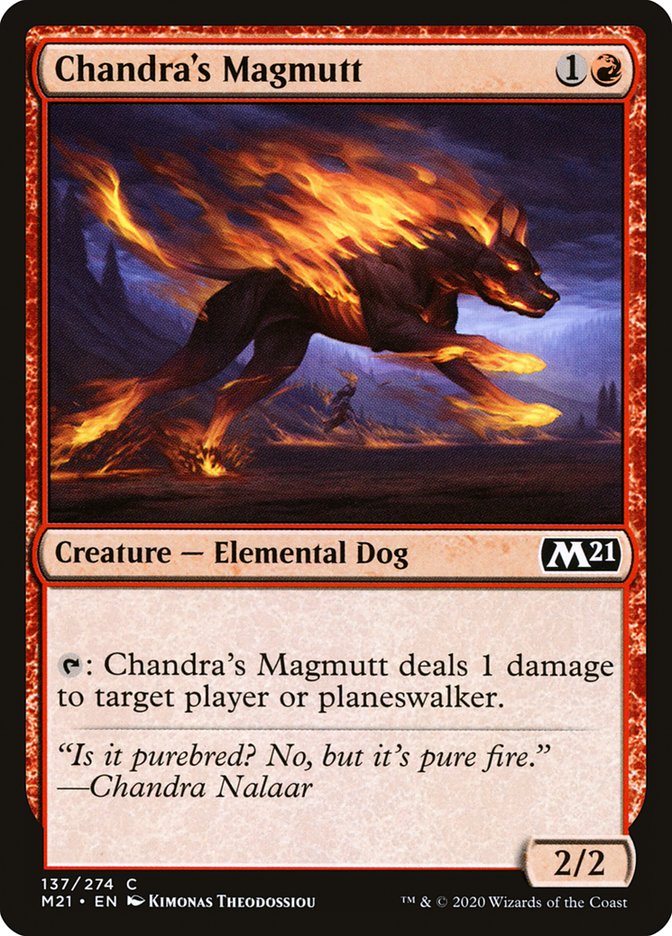 Chandra's Magmutt [Core Set 2021] | I Want That Stuff Brandon