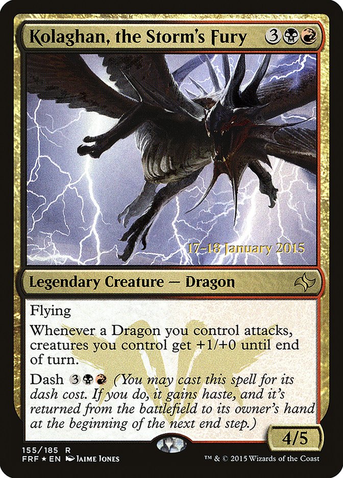 Kolaghan, the Storm's Fury [Fate Reforged Prerelease Promos] | I Want That Stuff Brandon