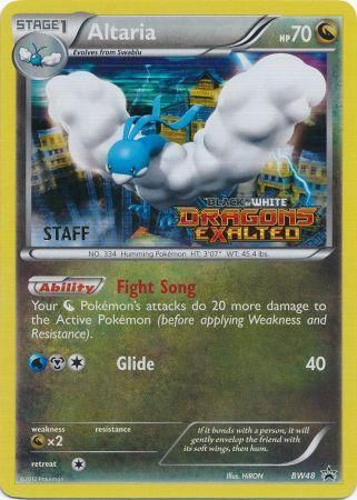 Altaria (BW48) (Staff Prerelease Promo) [Black & White: Black Star Promos] | I Want That Stuff Brandon