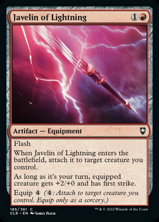 Javelin of Lightning [Commander Legends: Battle for Baldur's Gate] | I Want That Stuff Brandon