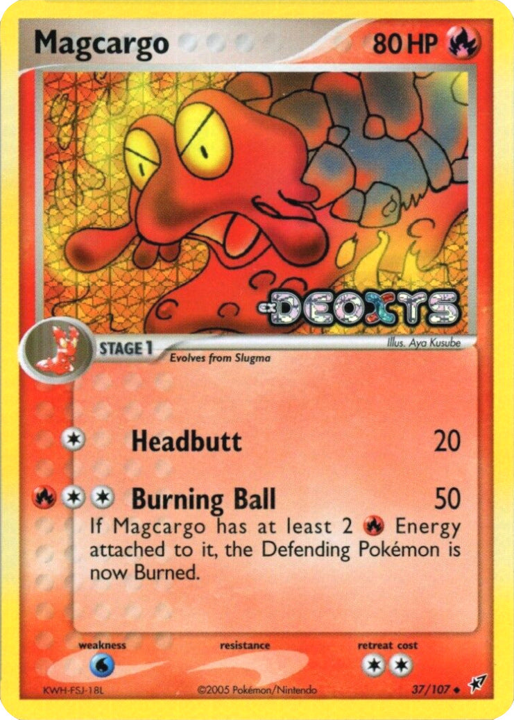 Magcargo (37/107) (Stamped) [EX: Deoxys] | I Want That Stuff Brandon