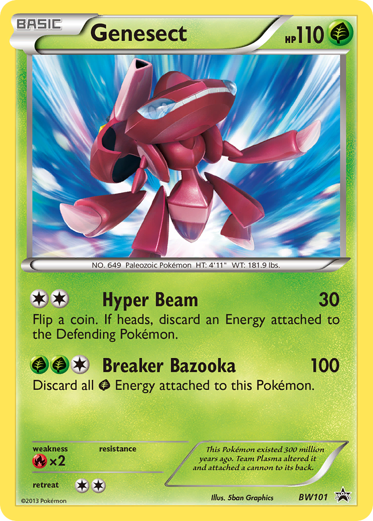 Genesect (BW101) [Black & White: Black Star Promos] | I Want That Stuff Brandon