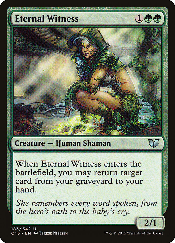 Eternal Witness [Commander 2015] | I Want That Stuff Brandon