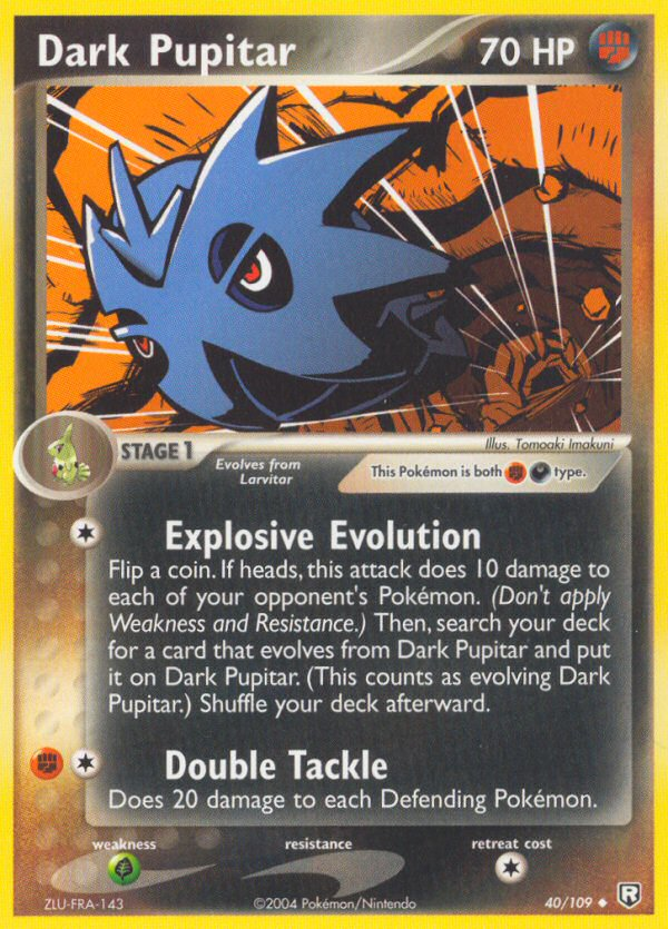 Dark Pupitar (40/109) [EX: Team Rocket Returns] | I Want That Stuff Brandon