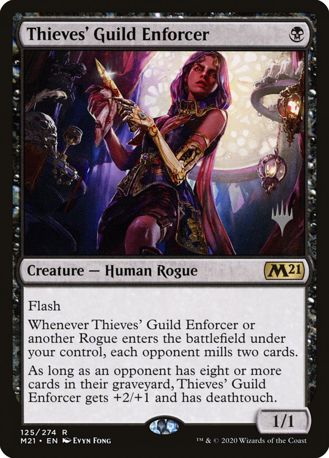 Thieves' Guild Enforcer (Promo Pack) [Core Set 2021 Promos] | I Want That Stuff Brandon