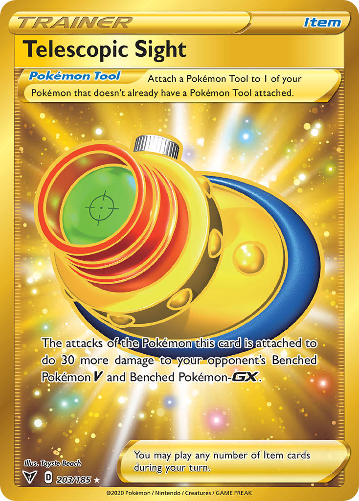 Telescopic Sight (203/185) [Sword & Shield: Vivid Voltage] | I Want That Stuff Brandon
