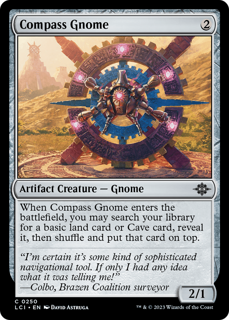Compass Gnome [The Lost Caverns of Ixalan] | I Want That Stuff Brandon