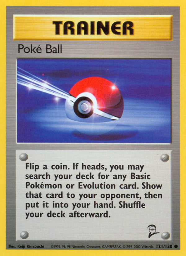 Poke Ball (121/130) [Base Set 2] | I Want That Stuff Brandon