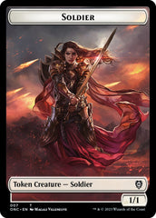 Soldier (007) // Angel Double-Sided Token [Phyrexia: All Will Be One Commander Tokens] | I Want That Stuff Brandon
