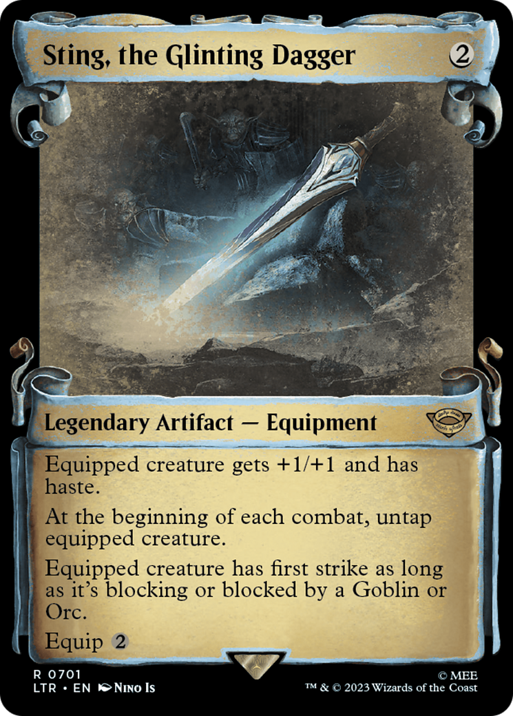 Sting, the Glinting Dagger [The Lord of the Rings: Tales of Middle-Earth Showcase Scrolls] | I Want That Stuff Brandon
