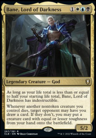 Bane, Lord of Darkness [Commander Legends: Battle for Baldur's Gate] | I Want That Stuff Brandon