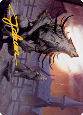 Lord of the Ulvenwald Art Card (Gold-Stamped Signature) [Innistrad: Midnight Hunt Art Series] | I Want That Stuff Brandon