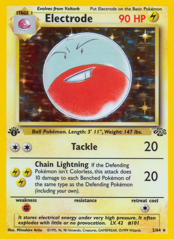 Electrode (2/64) [Jungle 1st Edition] | I Want That Stuff Brandon